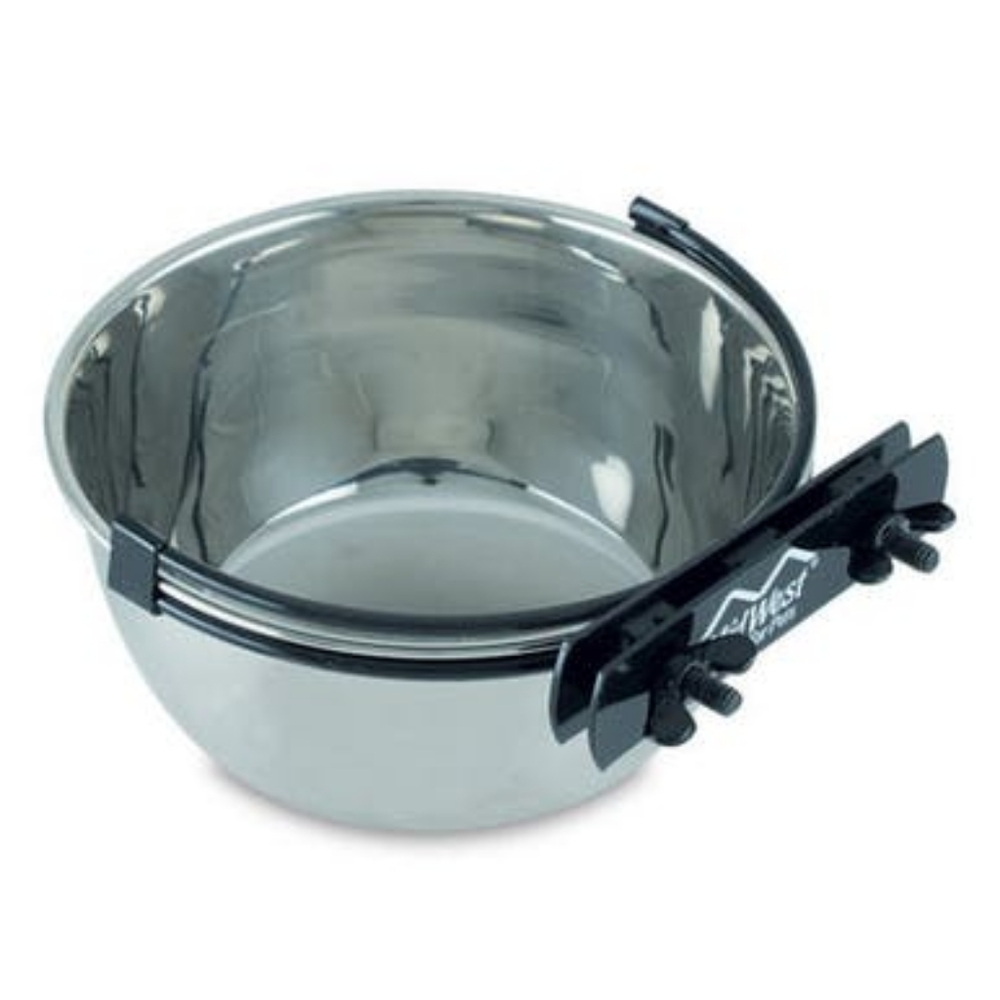NEW in Package MidWest Homes for Pets Snap’y Fit Stainless Steel Bowl 1 quart